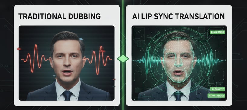 AI lip sync translation delivers superior synchronization compared to traditional dubbing methods-1